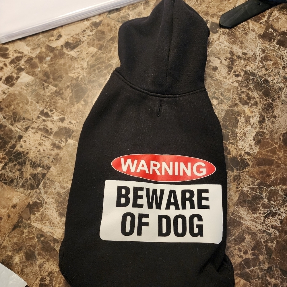 V2 - Grreat Choice "Beware of Dog" Hoodie Large